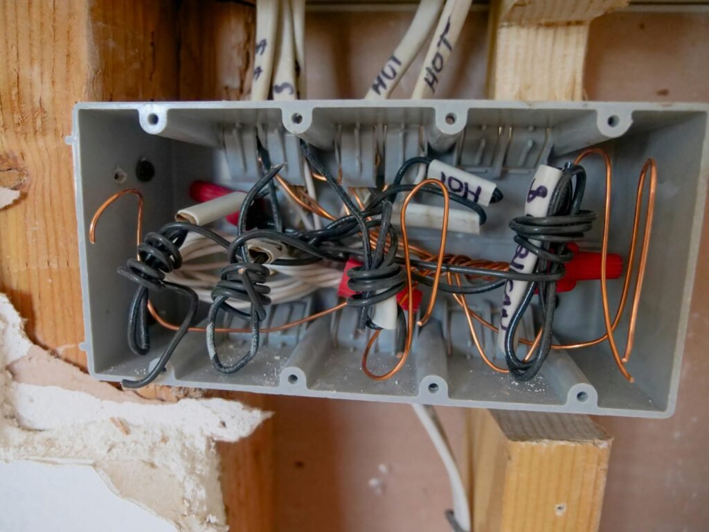 An open eletcrical box